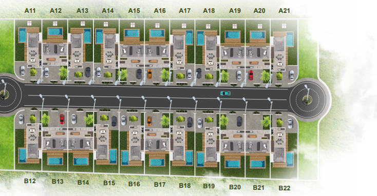 Les Clos de l’Eden 3 Plan 3d phase 2